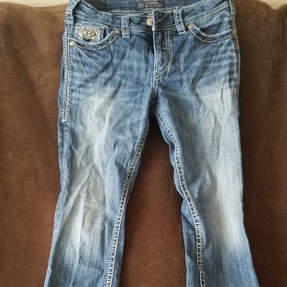 Silver Suki jean